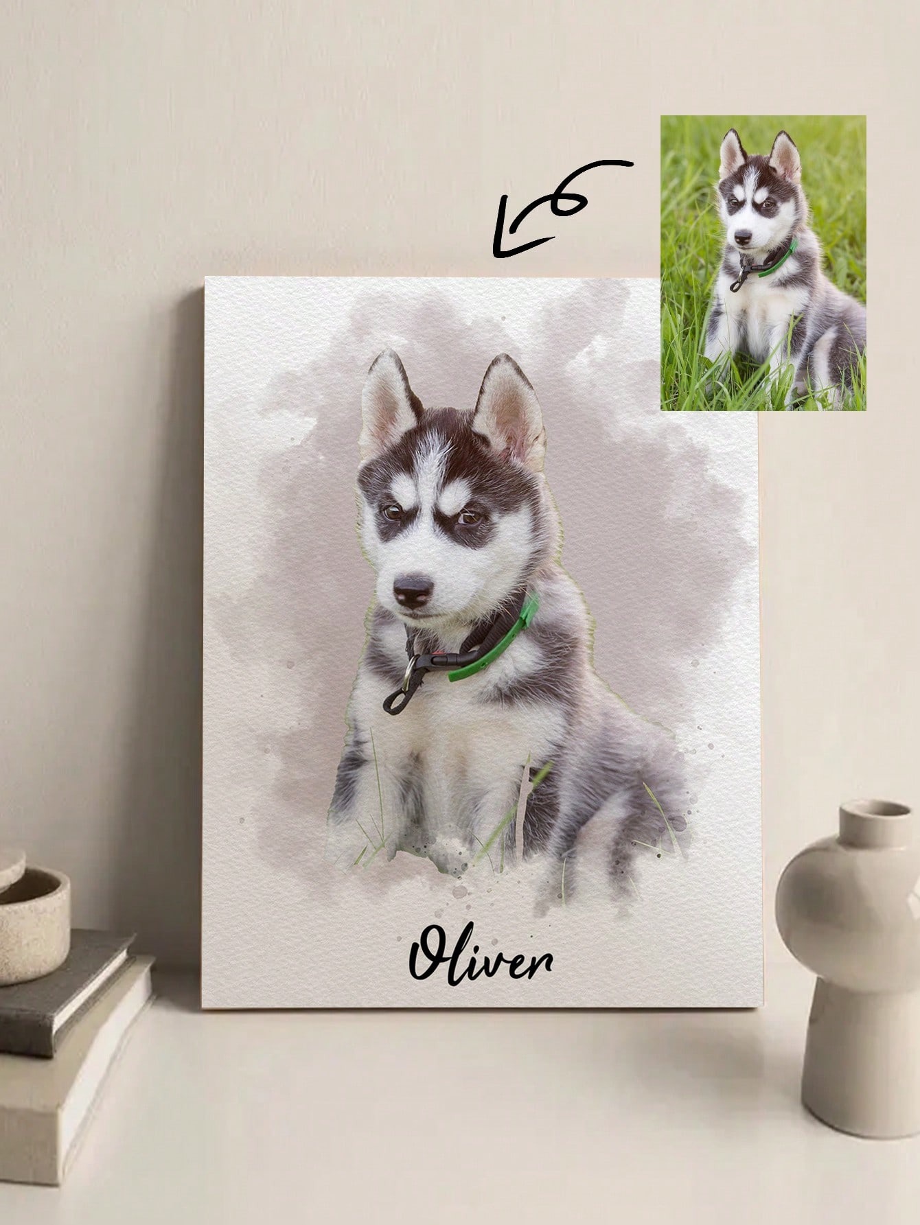 Pet Portrait Custom - إطار صور مخصص لصور الحيوانات الأليفة