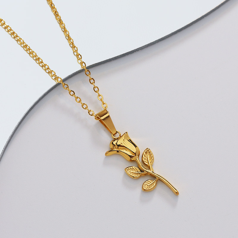316 الفولاذ المقاوم للصدأ موضة - مراجعة Birth Flower Necklace وسعره