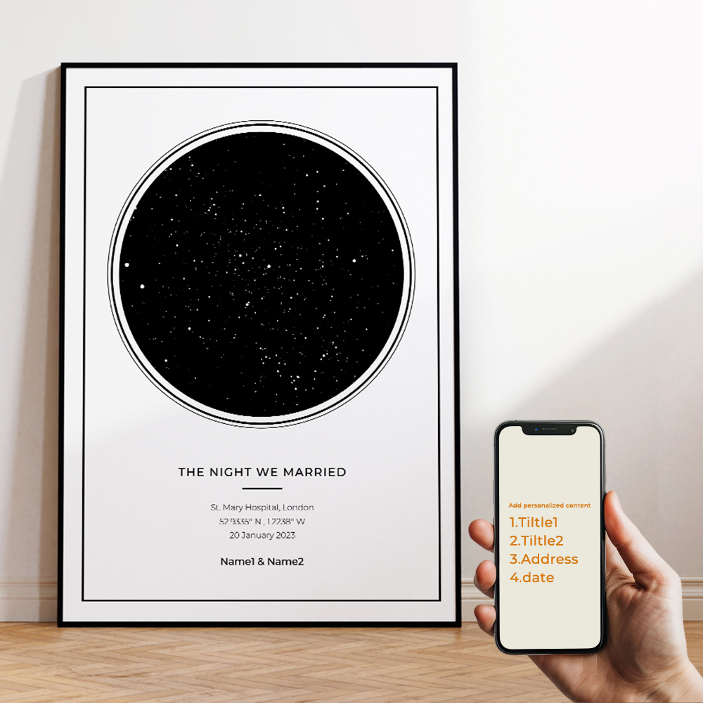 الحديثة مخصصة شخصية ليلة السما - مراجعة Custom Star Map وسعره